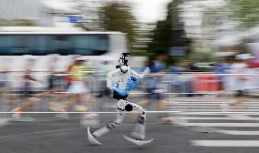 Robot marathon in Beijing