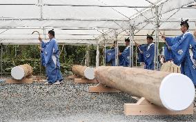 Ritual at Ise Jingu shrine