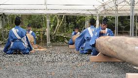 Ritual at Ise Jingu shrine