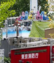 Accident at Tokyo amusement park