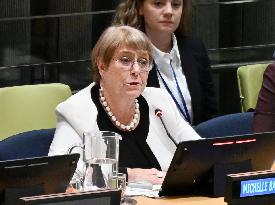 U.N. secretary general candidate Bachelet