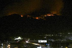 Wildfires in northeastern Japan