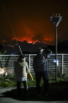 Wildfires in northeastern Japan