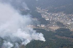 Wildfires in northeastern Japan