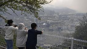 Wildfires in northeastern Japan
