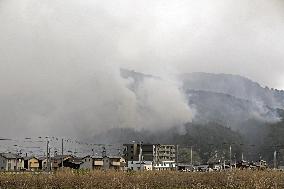 Wildfires in northeastern Japan