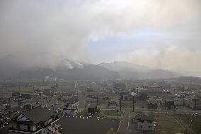 Wildfires in northeastern Japan