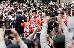 Parade by Olympic, Paralympic athletes