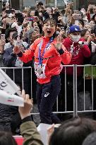 Parade by Olympic, Paralympic athletes