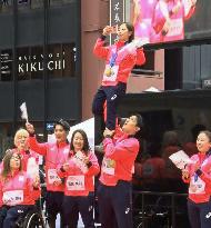 Parade by Olympic, Paralympic athletes