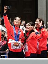 Parade by Olympic, Paralympic athletes