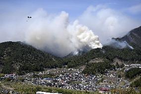 Wildfire in Iwate Pref.