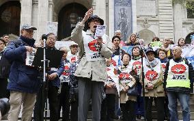 Hibakusha rally in New York ahead of NPT review conference