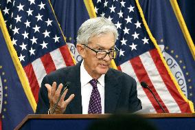 Final press conference of U.S. Fed chief Powell