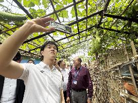 Japanese farm minister Suzuki in Bangladesh