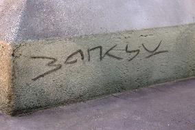 Banksy statue in London
