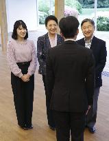 Japanese imperial family at Tochigi farm