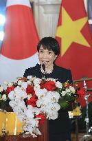 Japan PM Takaichi in Hanoi