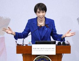 Japan PM Takaichi in Hanoi