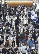 Golden Week holiday rush in Japan