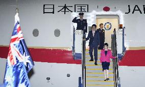 Japan PM Takaichi arrives in Canberra