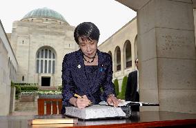 Japan PM Takaichi in Canberra