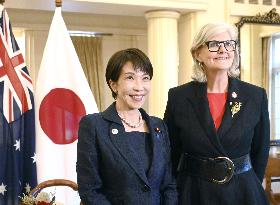 Japan PM Takaichi in Canberra