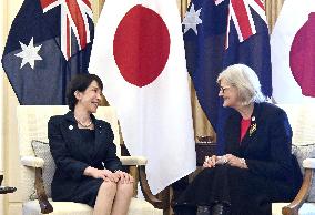 Japan PM Takaichi in Canberra