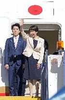 Japan PM Takaichi leaves Canberra