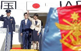 Japan PM Takaichi leaves Canberra