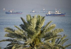 Vessels in Strait of Hormuz