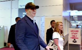 U.S. treasury secretary arrives in Japan