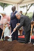Groundbreaking ceremony for U.N. hall in Nairobi