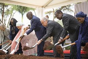 Groundbreaking ceremony for U.N. hall in Nairobi