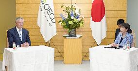 Japan PM Takaichi meets with OECD Secretary General Cormann