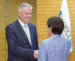 Japan PM Takaichi meets with OECD Secretary General Cormann