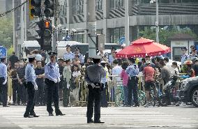 Tightened security in Beijing