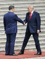 U.S. President Trump in Beijing