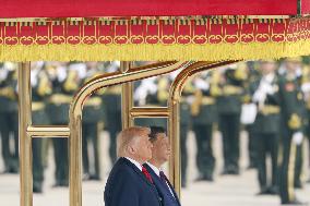 U.S. President Trump in Beijing