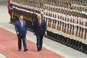 U.S. President Trump in Beijing
