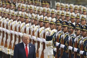 U.S. President Trump in Beijing