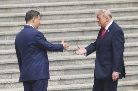 U.S. President Trump in Beijing
