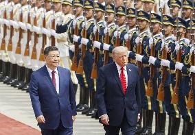 U.S. President Trump in Beijing