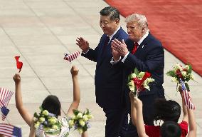U.S. President Trump in Beijing