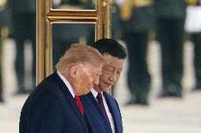 U.S. President Trump in Beijing