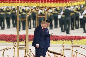 U.S. President Trump in Beijing