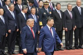 U.S. President Trump in Beijing