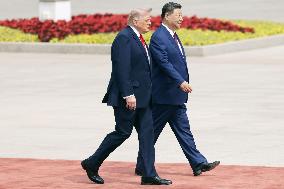 U.S. President Trump in Beijing