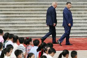U.S. President Trump in Beijing
