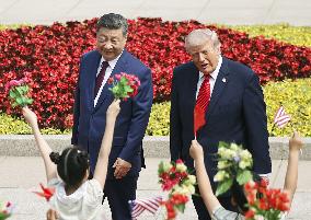 U.S. President Trump in Beijing